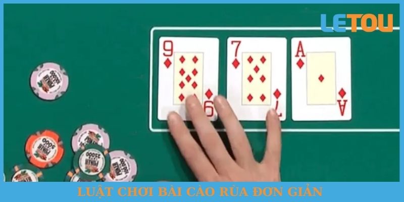 Luật chơi bài cào rùa đơn giản