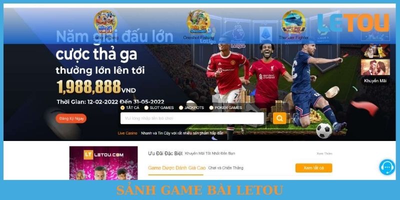 Sảnh game bài Letou